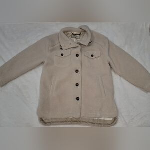 UGG Cream Puffer Jacket with Classic Design